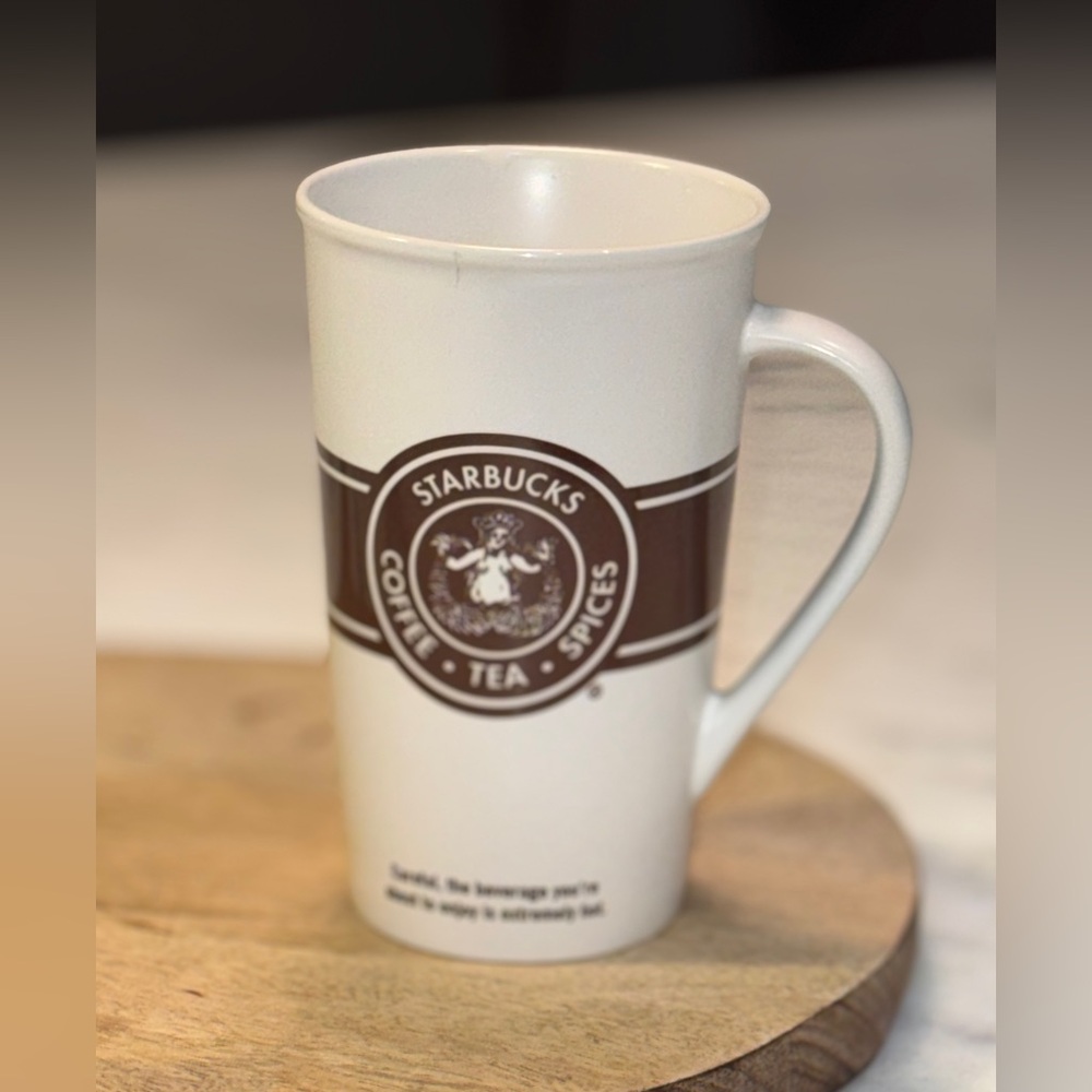 Original Split Tail Siren 2008 Starbucks Classic Logo Coffee Cup Tall Mug